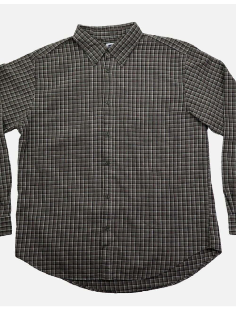 Gap 100% Cotton Long Sleeve Button Up Shirt Men's XL Plaid Multicolor Excellent